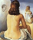 Salvador Dali Canvas Paintings - My Wife,Nude